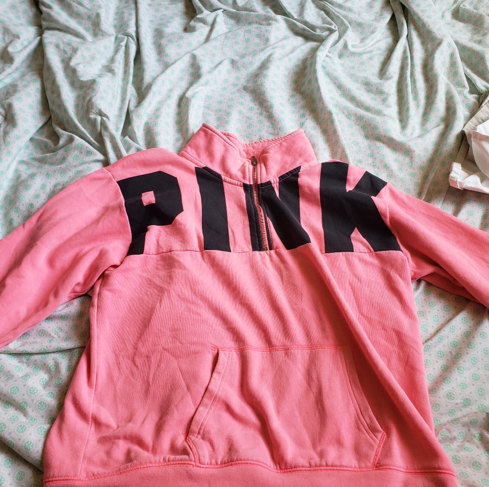 PINK Quarter Zip Up